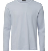 Living Shirts Cotton Crew Neck Top | White Topaz 75053-2125